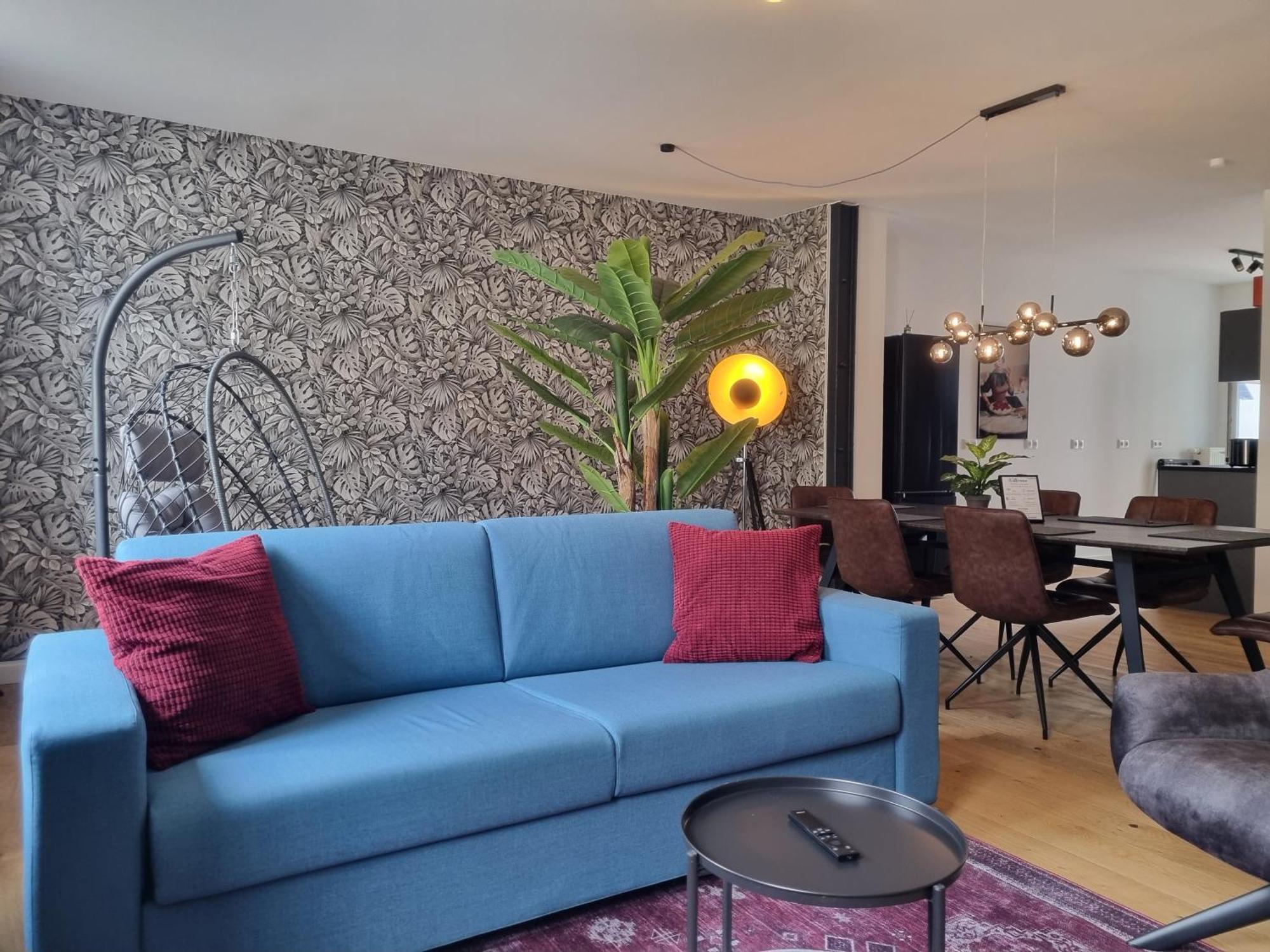 Maremar - Style-Loft Am Ferberturm - 2 Schlafzimmer - Luxus Boxspringbett - Arbeitsplaetze - Highspeed Wlan Gera Luaran gambar